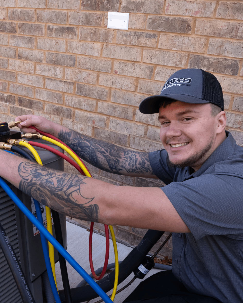 plumber repairing a leaking pipe in Oklahoma City