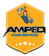 Amped Home Services official logo.